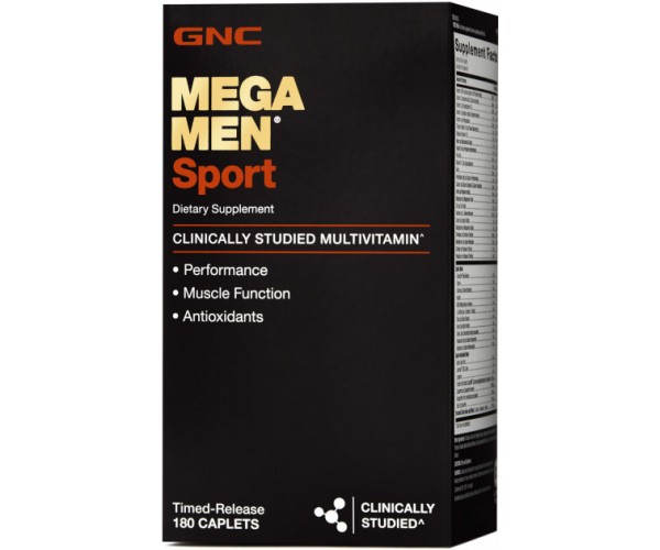 

Витамины GNC Mega Men Sport 180 капсул (429015)