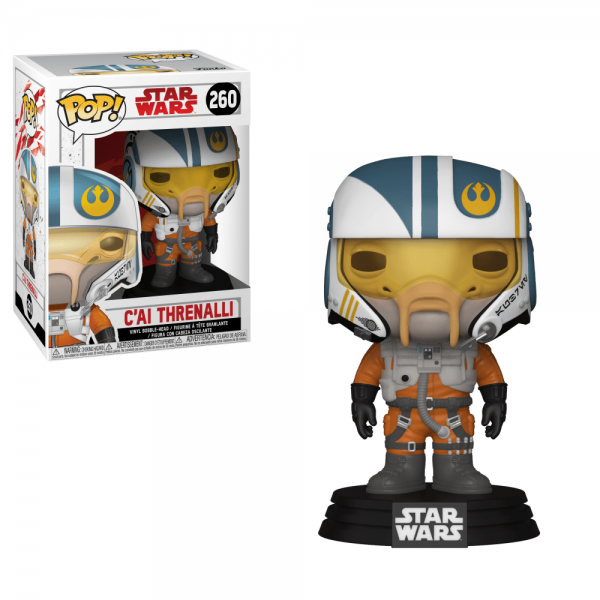 

Фигурка Funko POP! Star Wars The Last Jedi W2 - C'ai Threnalli Vinyl Figure, 31793, 10см