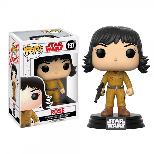 

Фигурка Funko POP! Bobble: Star Wars: The Last Jedi: Rose, 14754, 10 см