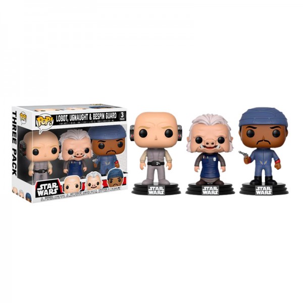 

Фигурка Funko Star Wars: Lobot, Ugnaught, Bespin Guard - Vinyl Figures 3-pack, 14957, 10см