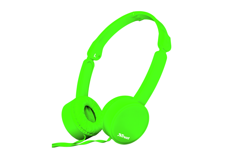 

Складные наушники Trust Nano Foldable Headphones - green(23101)