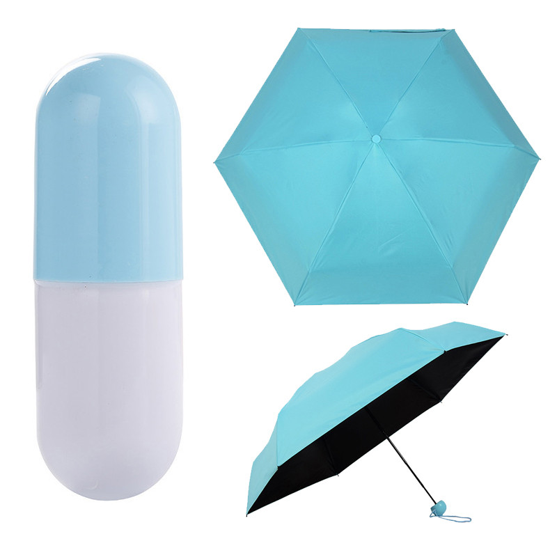 

Мини-зонт в капсуле Capsule Umbrella Голубой