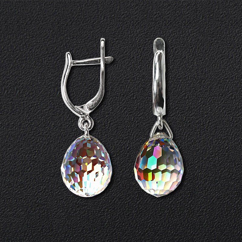 

Серебряные серьги Swarovski 2303