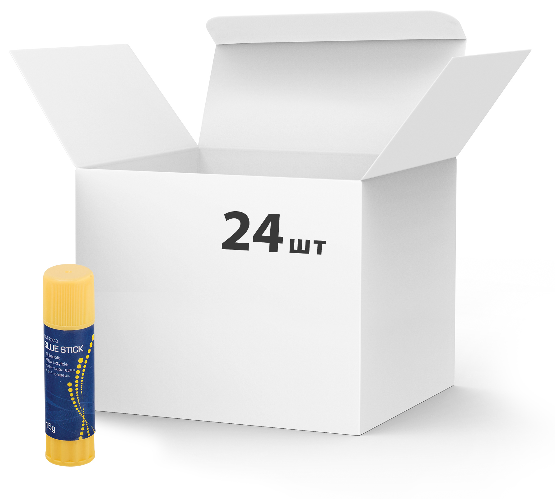 

Набор клея-карандаша Buromax PVA основа 15 г х 24 шт (BM.4903)