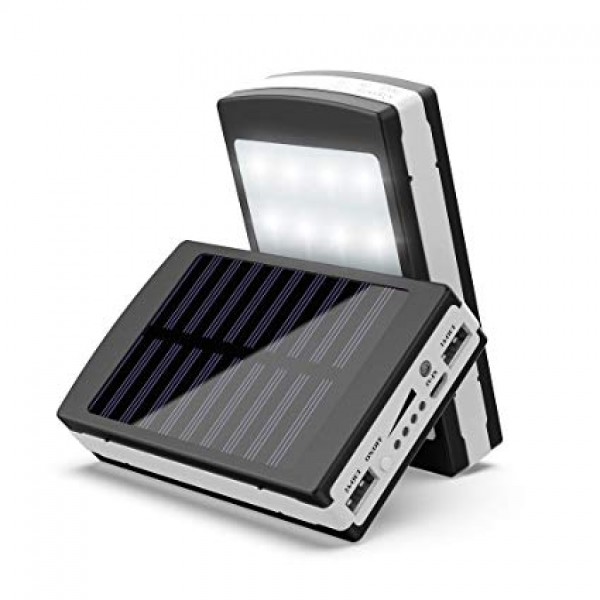 

Power Bank Solar Charger 50000mAh, черный