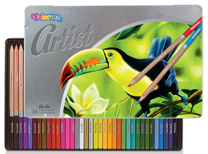 

Карандаши цветные Artist Colorino 36 шт 36 цветов (83270PTR)
