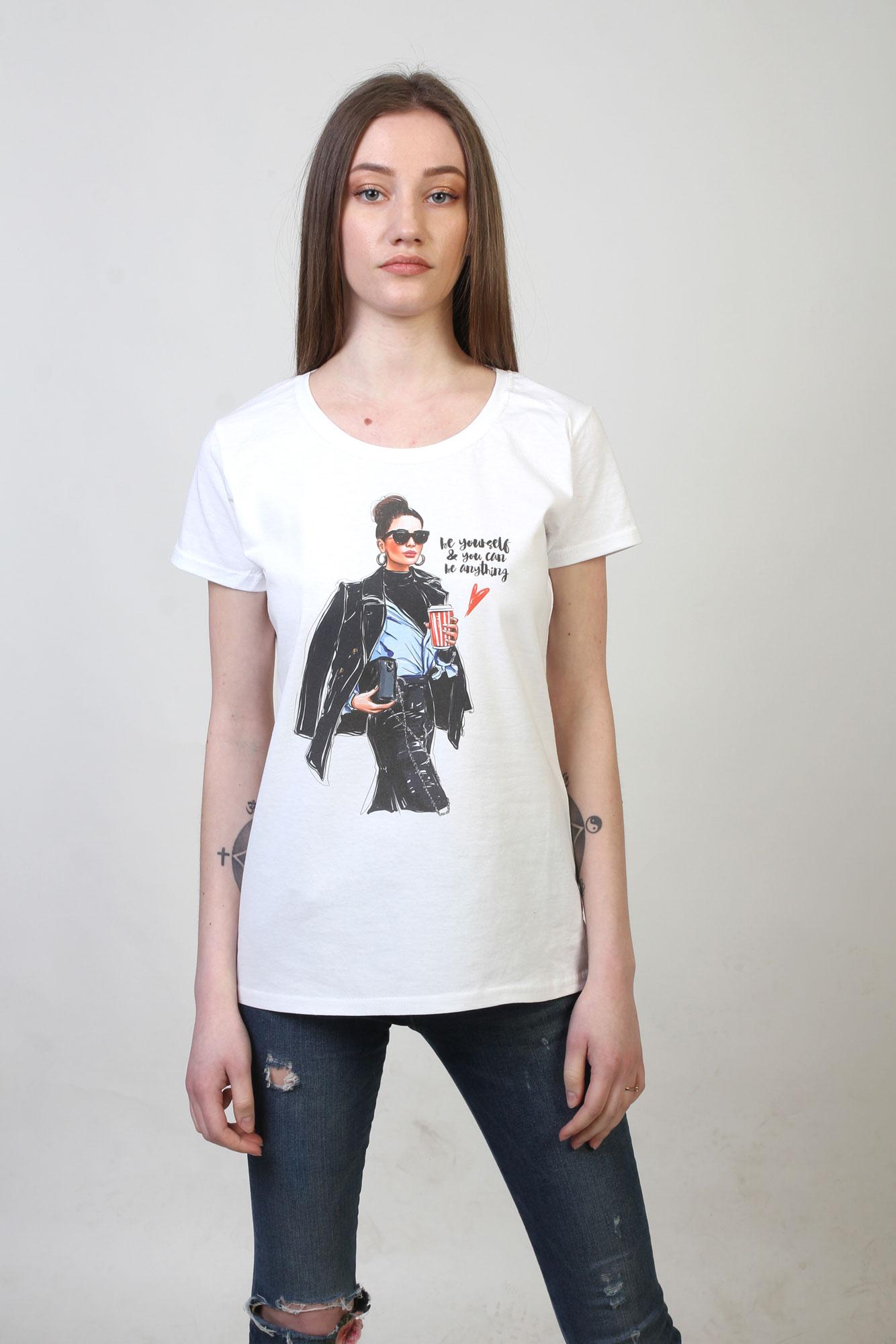 

Футболка женская Lady Black Coffee, 3co (XXL)