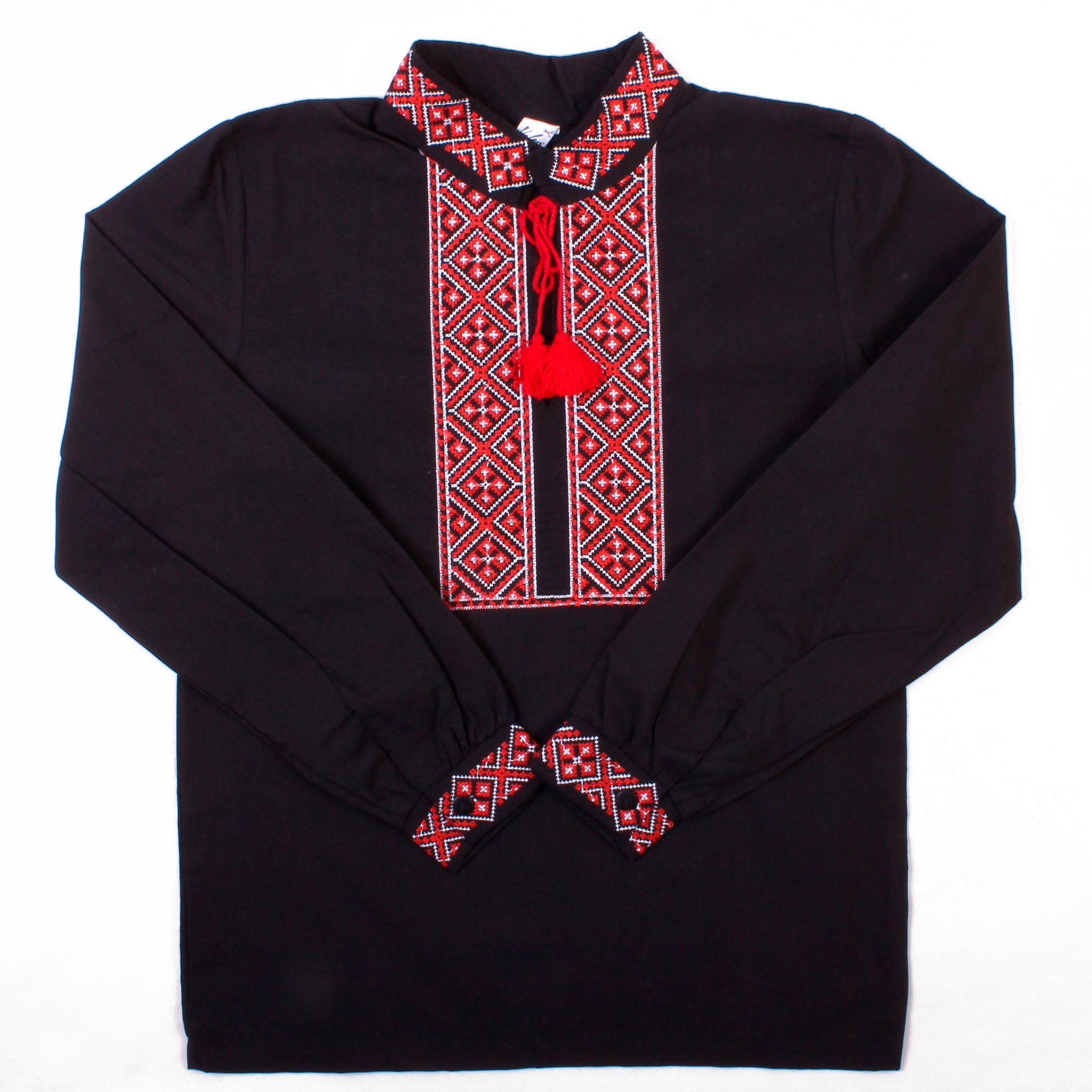 

Рубашка для мальчиков Валери-Текс 1536-20-311-001 158 см Черный