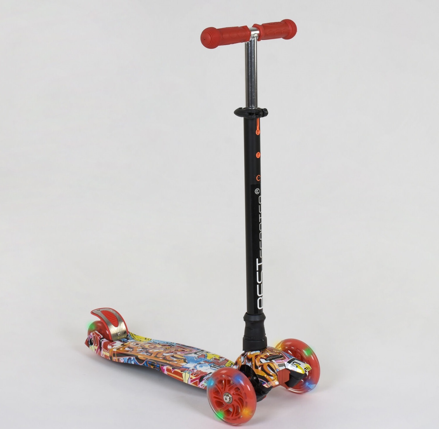 

Самокат Best Scooter MAXI Graffiti А 24644 /779-1388 Black/Red (779-1388)