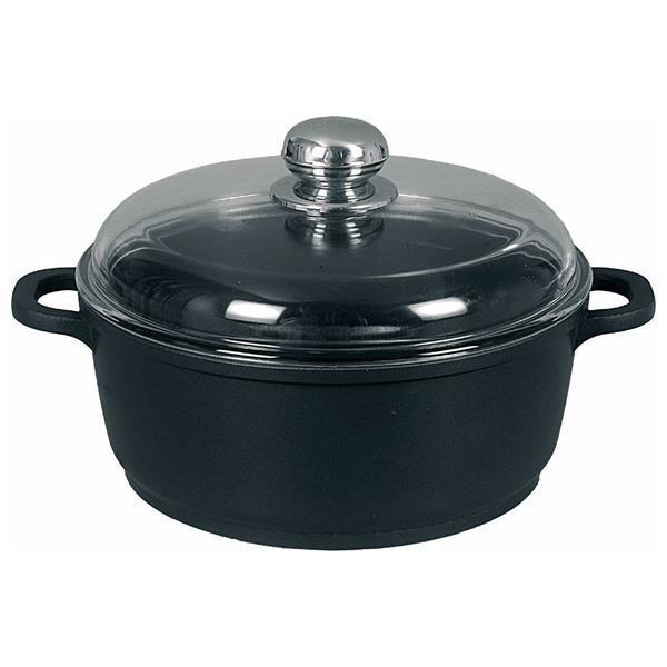 

Кастрюля Maestro с крышкой 24 см 4 л Black (MR-4624C)