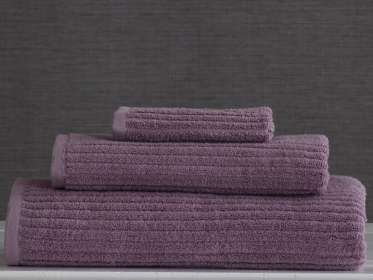 

Махровое полотенце Pavia Stripe 2019 75х150, 50х85, 30х30 Lila