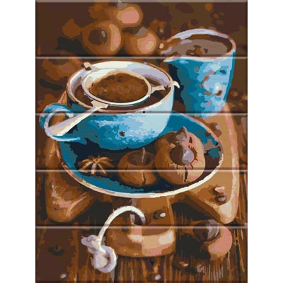 

Картина по номерам на дереве ArtStory Вкус кофе (ASW026) 30 х 40 см