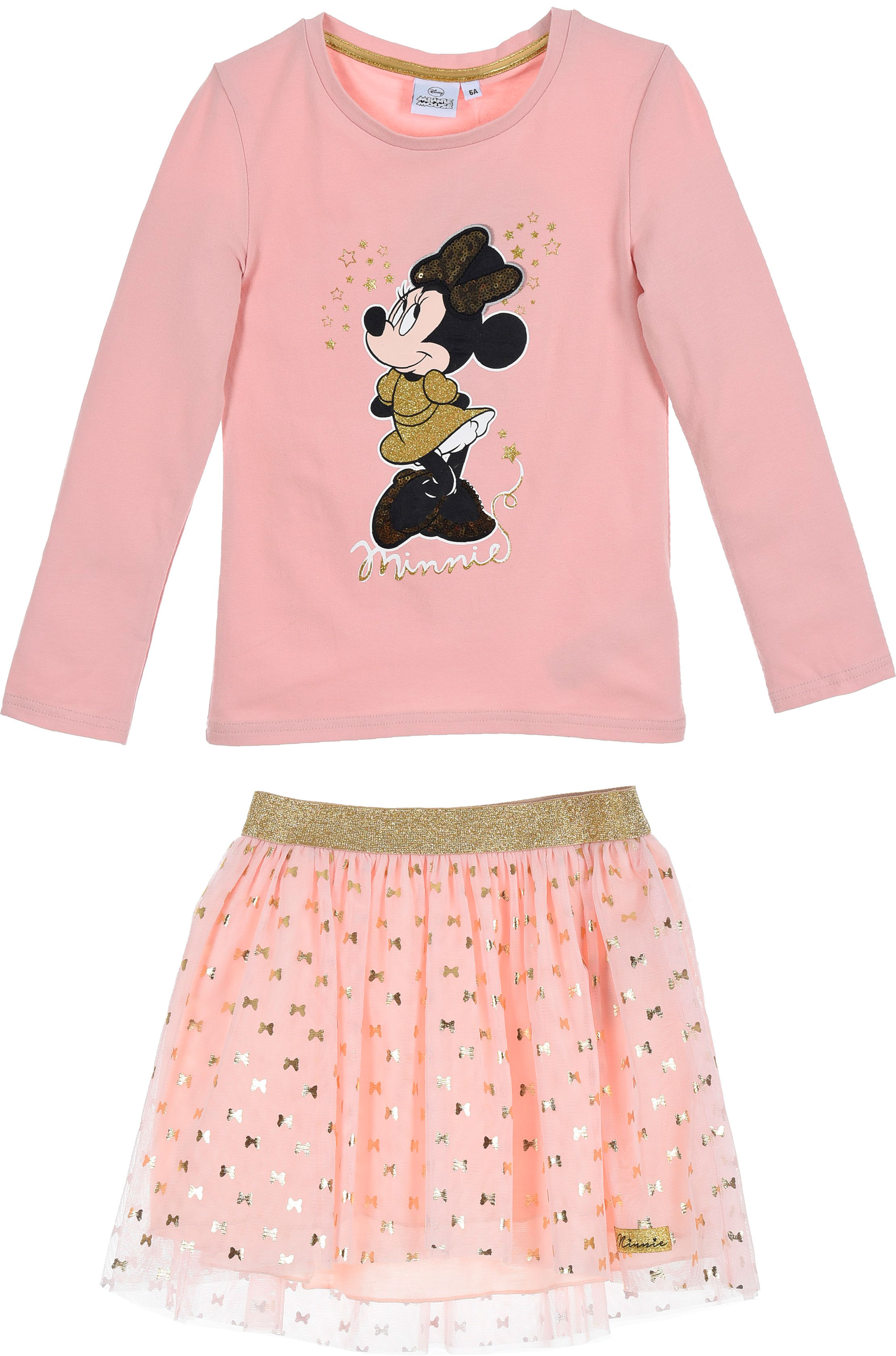 

Костюм (футболка с длинными рукавами + юбка) Disney Minnie HS1122 3Y Lpink