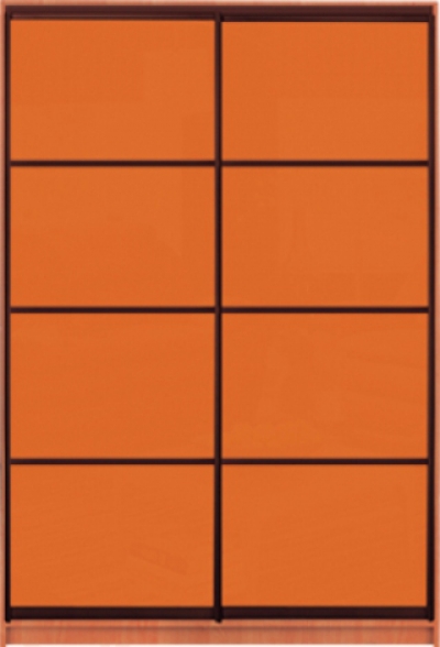 

Шкаф купе Luxe Studio Стандарт-2 Цветной комбинированный фасад-1 1600x2000x600 двухдверный