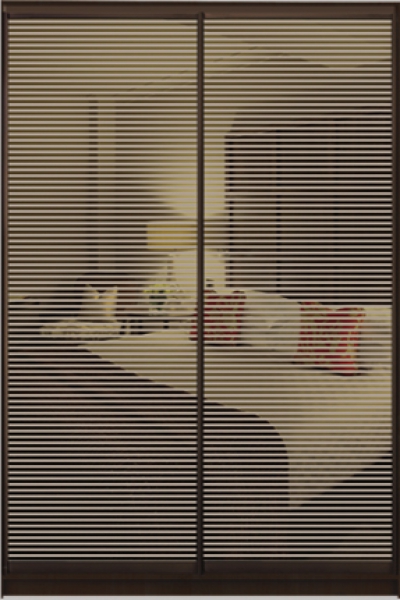 

Шкаф купе Luxe Studio Стандарт-3 Тонированное зеркало с Пескоструем-6 1000x2000x450 двухдверный