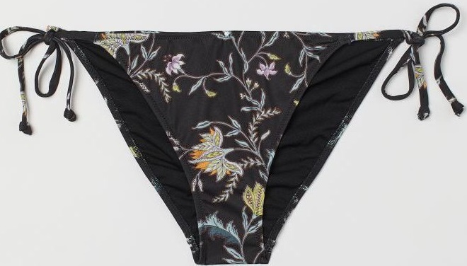 

Нижняя часть купальника H&M 060560222 38 Черная в цветы