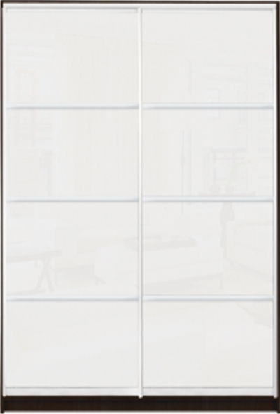 

Шкаф купе Luxe Studio Стандарт-3 Цветной комбинированный фасад 1700x2200x450 двухдверный