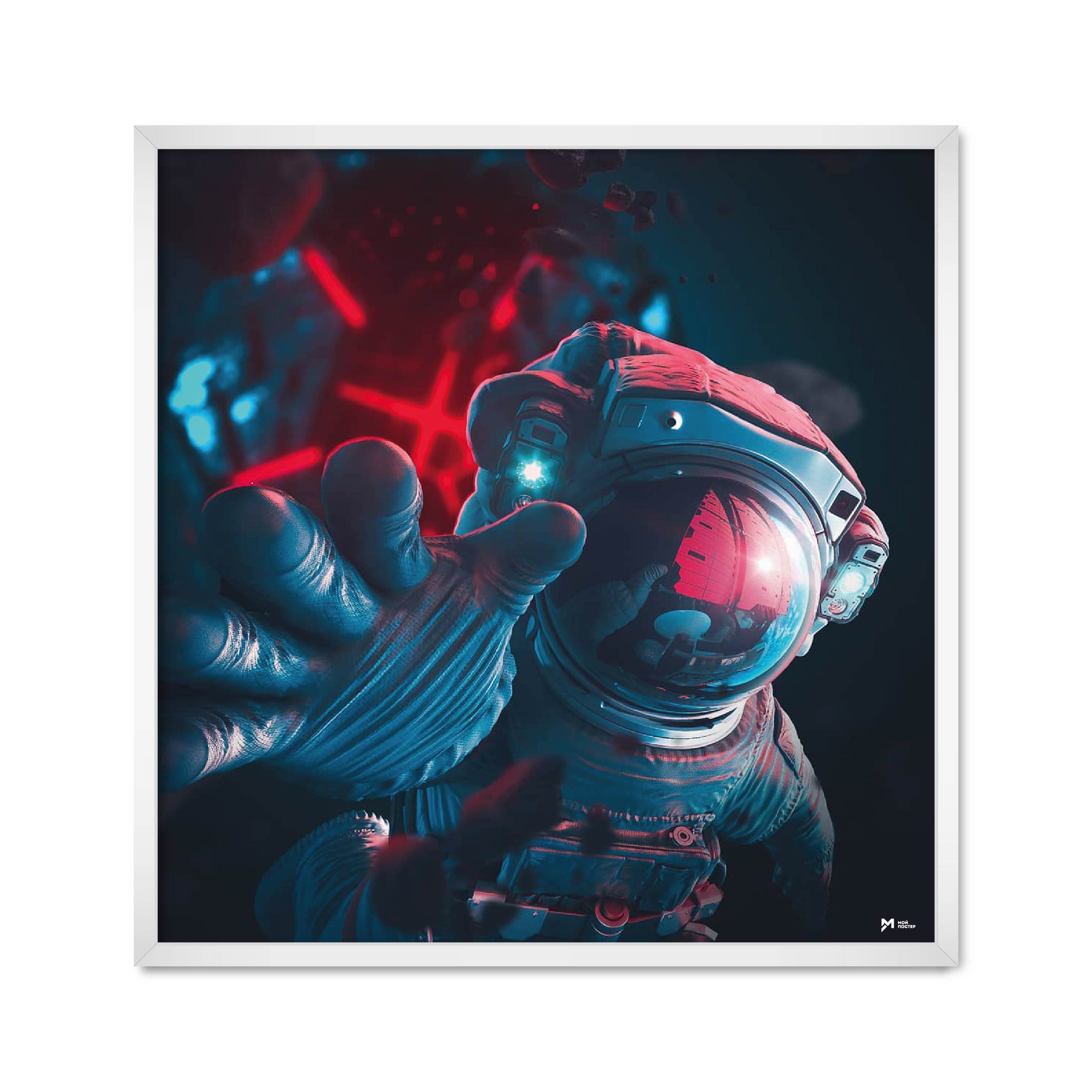 

Постер "In Space" без стекла 45 x 45 см в белой рамке