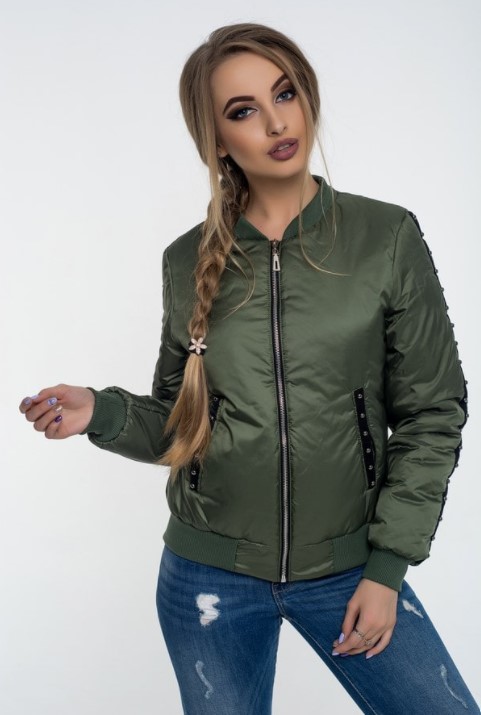 

Демисезонная женская куртка MODA 0045  () Хаки (К 0045/2 A, Демисезонная женская куртка MODA 0045 XS (42) Хаки (К 0045/2 A)