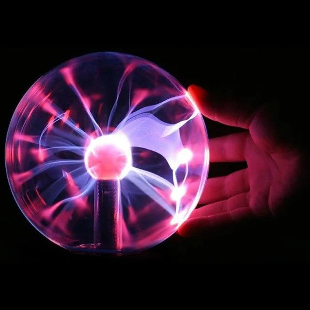 

Ночник Magic Flash Ball " Плазменный шар 3", Светильник Магический шар, Стеклянный шар теслы светильник ART-0336