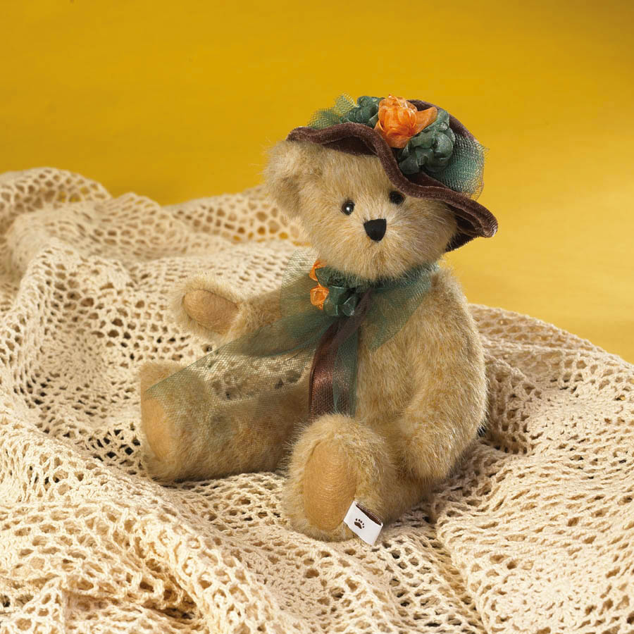 

Американский коллекционный Boyds Bears медведь Hattie Wellington Бежевый ( 2075 )