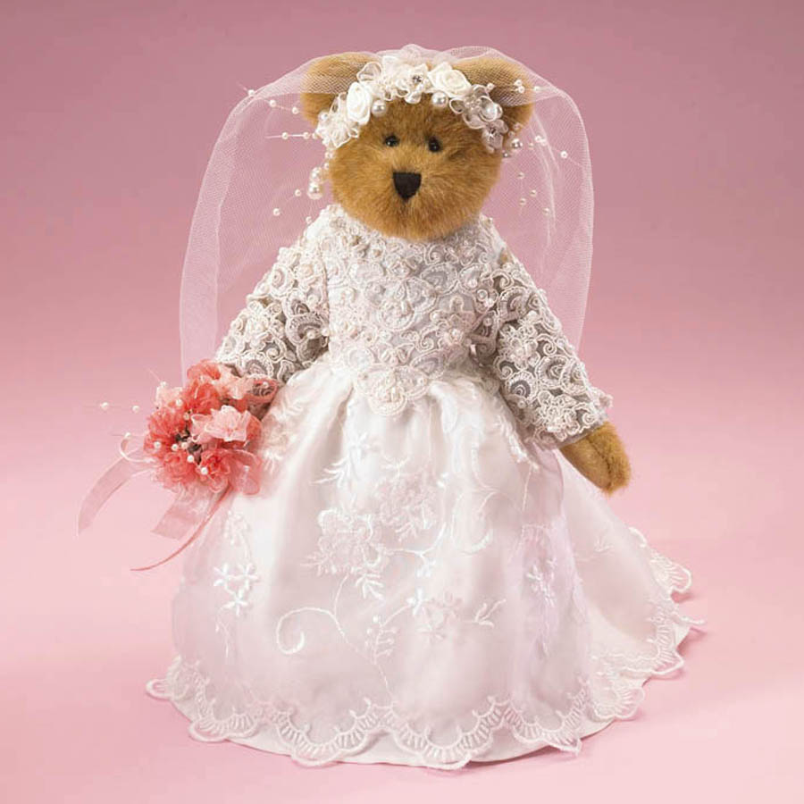 

Коллекционный Boyds Bears медведь Mrs. Foreverluv Белый ( 2013 )