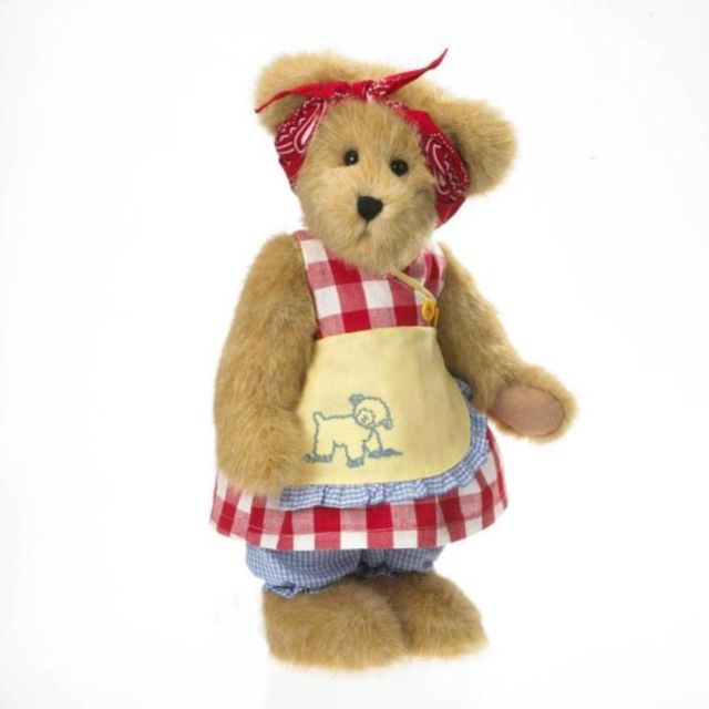 

Коллекционный Boyds Bears медведь Ellie Mae Barnster Бежевый ( 2020 )