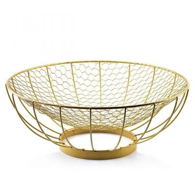 

Фруктовница металлическая Flora Cedric Gold XL 30203