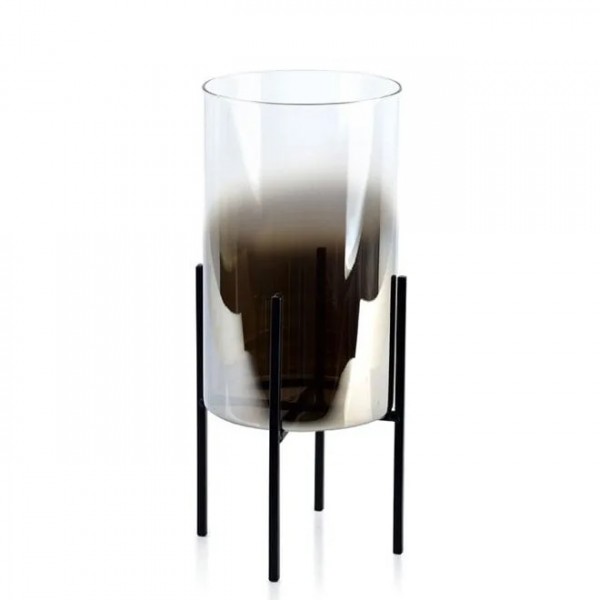 

Подсвечник Flora стеклянный на металлической подставке Cedric H-30 см. 30294