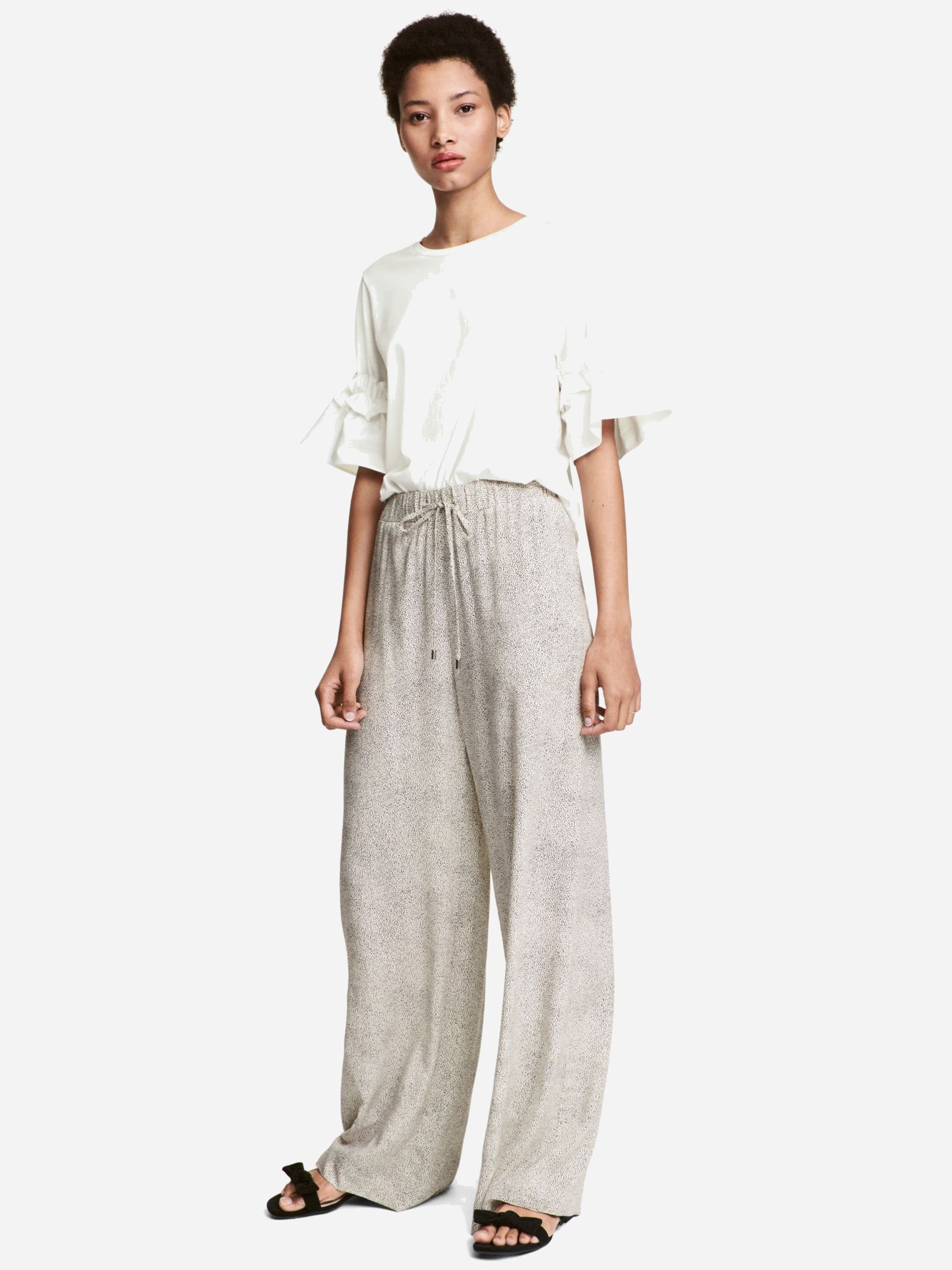 

Брюки H&M 4916966RP21  Кремовые, Брюки H&M 4916966RP21 36 Кремовые