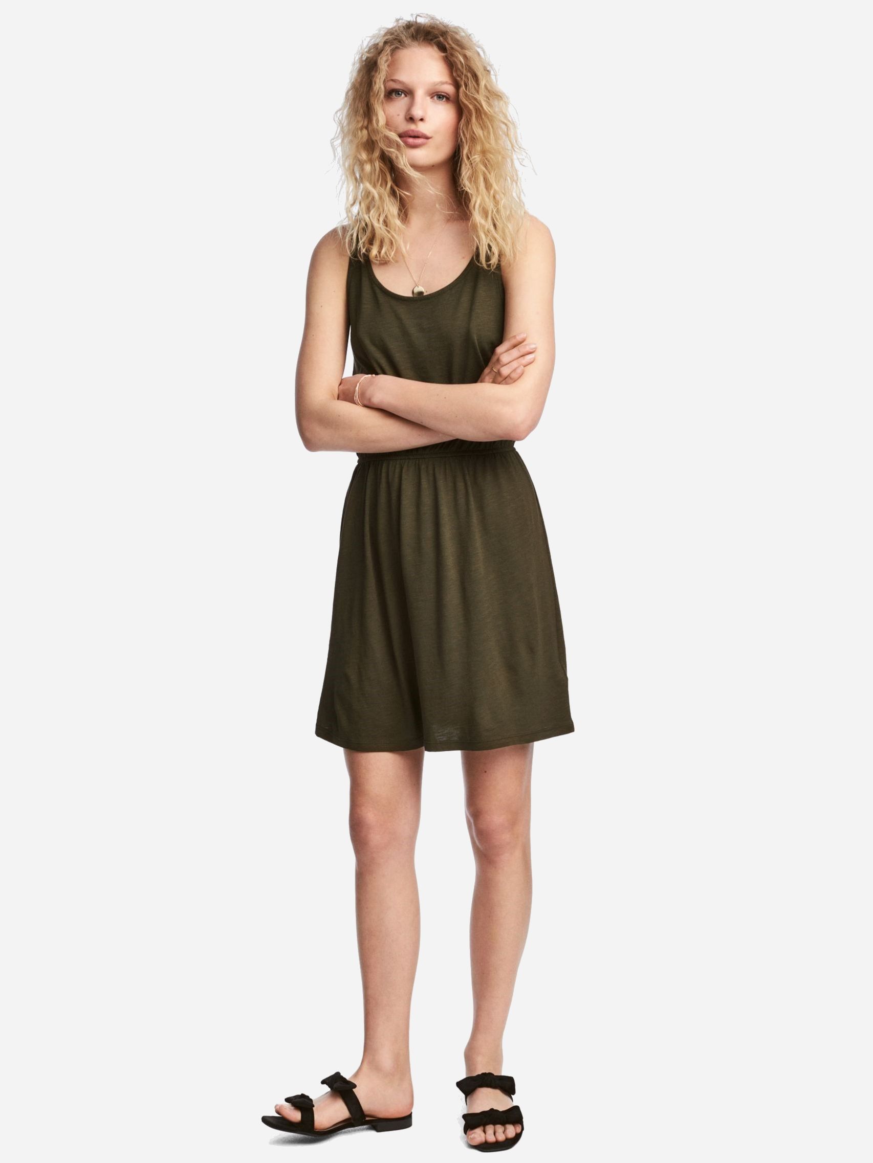 

Сарафан H&M 5253356RP21  Хаки, Сарафан H&M 5253356RP21 XL Хаки