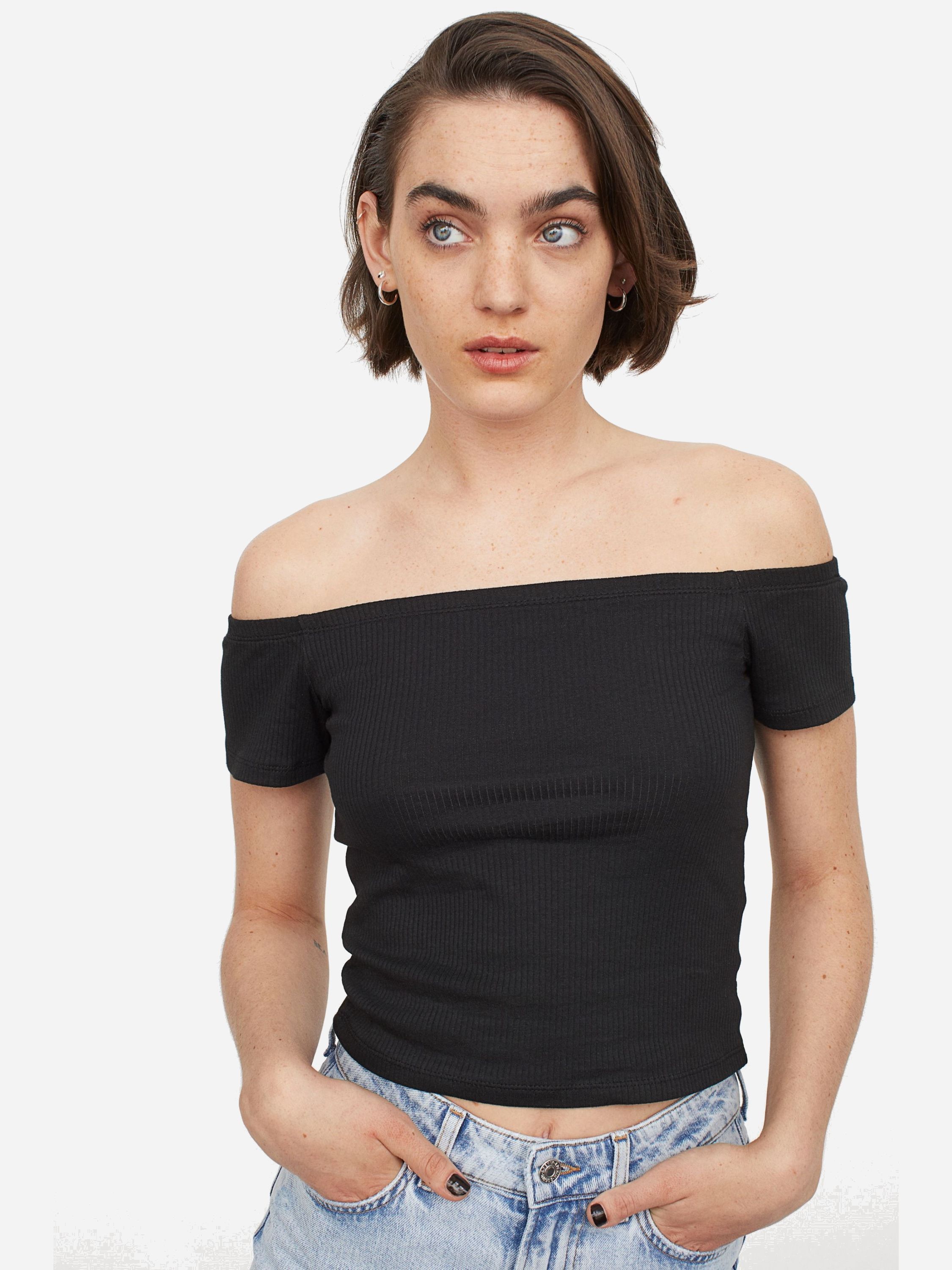 

Топ H&M 5768979RP5  Черный, Топ H&M 5768979RP5 L Черный