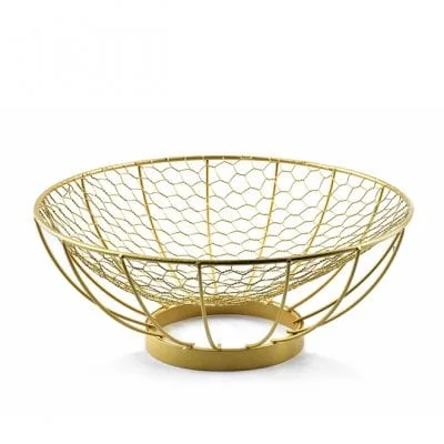 

Фруктовница металлическая Florac Cedric Gold L 30202