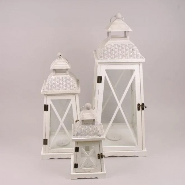 

Подсвечник Комплект фонарей Flora деревянные (3 шт.) 24077