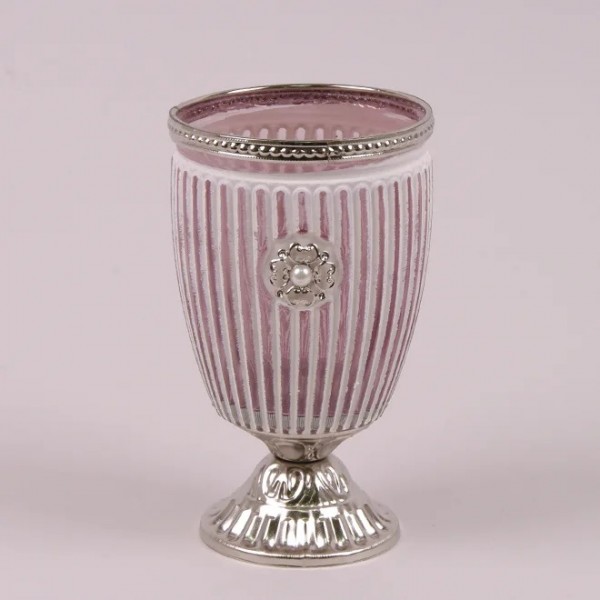 

Подсвечник Flora стеклянный H-16 см. 26806