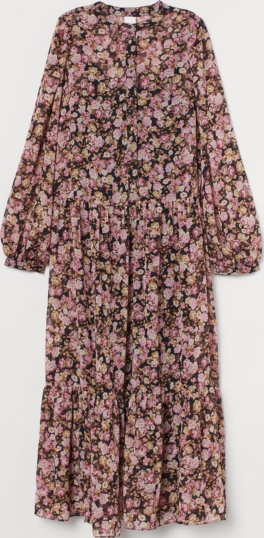 

Платье H&M 9087282dm M Черное с розовым