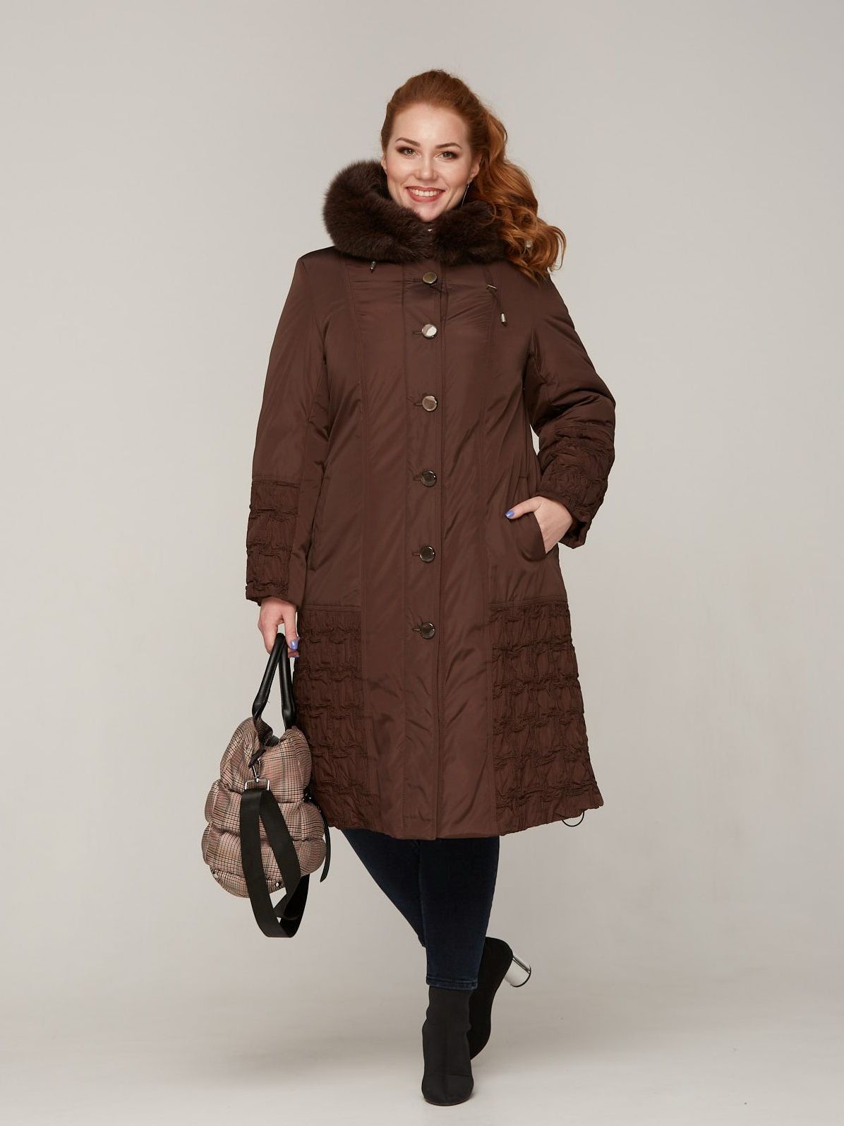 

Куртка Mangust 3558-6_Brown 50 Коричневая