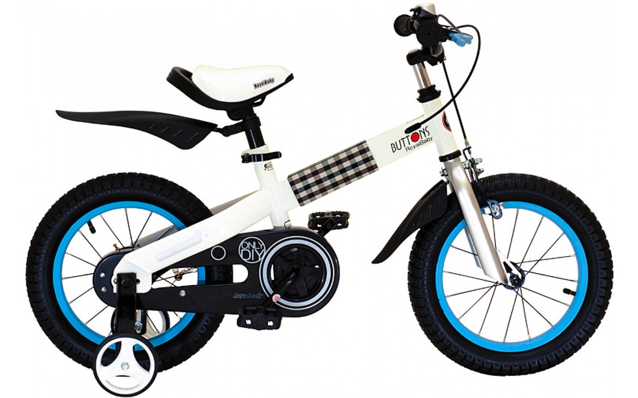 

Детский велосипед Royal Baby Buttons 16" Бело-Голубой