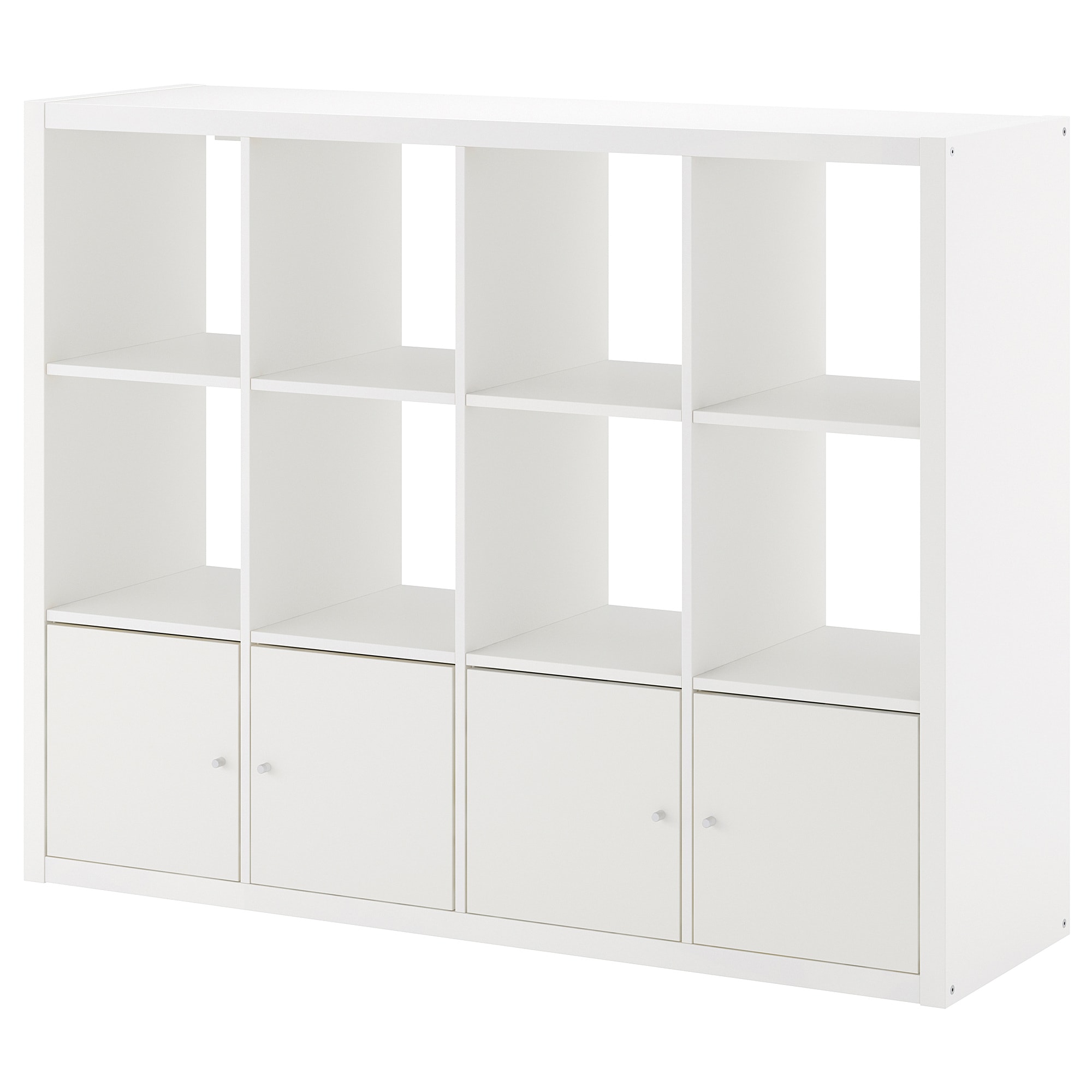 

Стеллаж с 4 вставками IKEA КАЛЛАКС белый 792.782.50