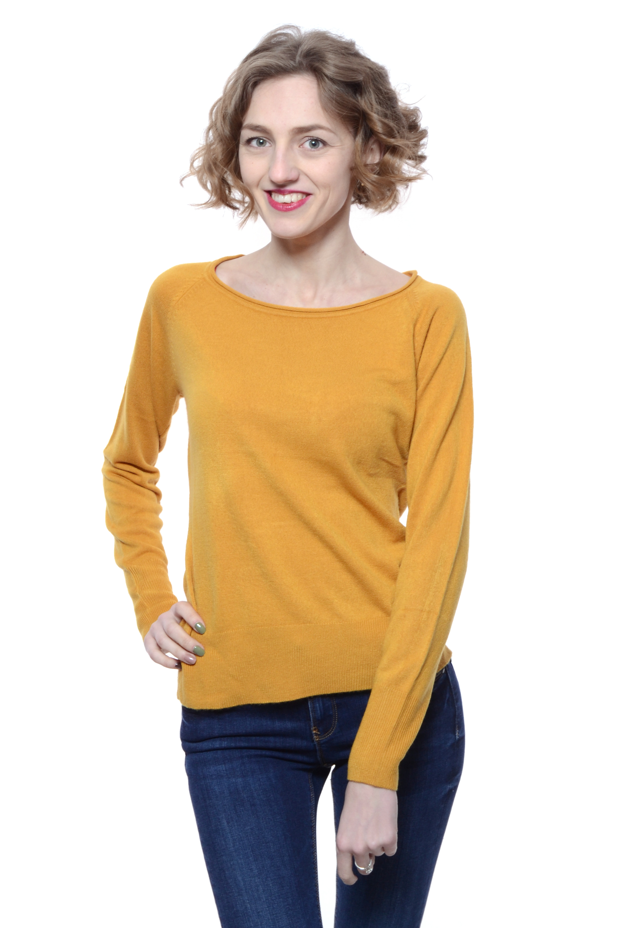 

Лонгслив KOTON  горчичный, Лонгслив KOTON M горчичный