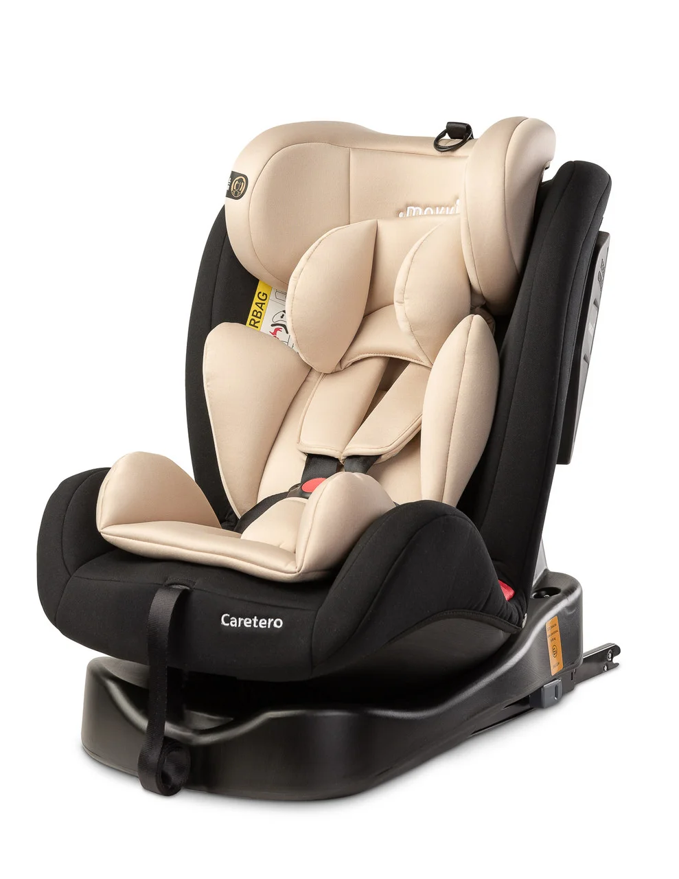 

Автокресло Caretero Mokki группа 0+/1/2/3 (0-36 кг) с системой Isofix и боковой защитой + ремень TopTether Бежевый/Черный