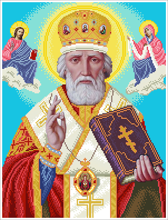 

Набір для вишивки (вишивання) бісером БС СОЛЕС Святий Миколай (СМ,1055)