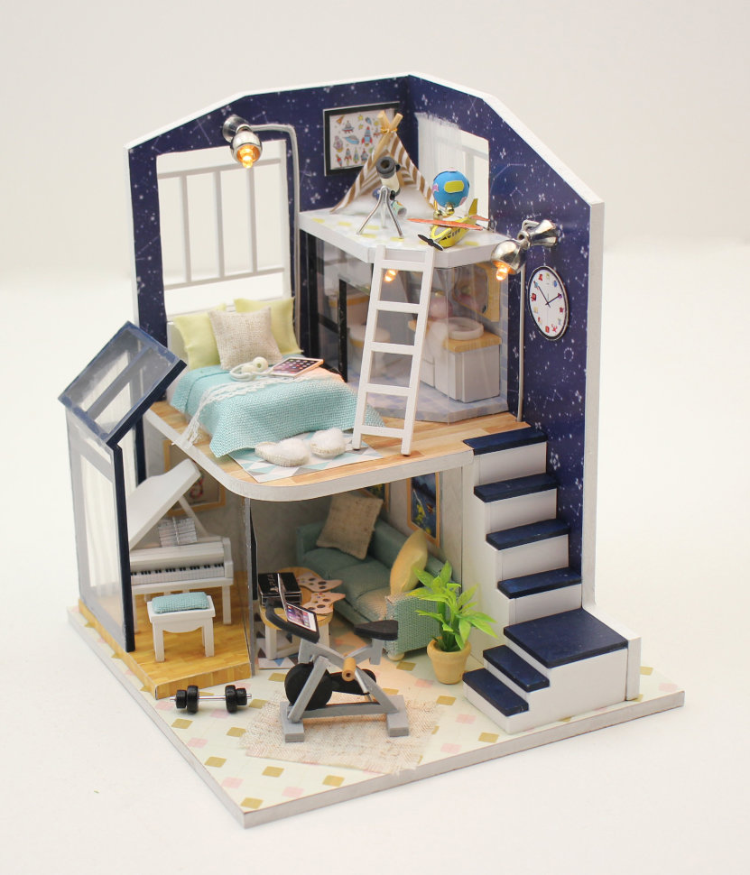 

Румбокс 3D конструктор DIY Cute Room M041 Shining Star