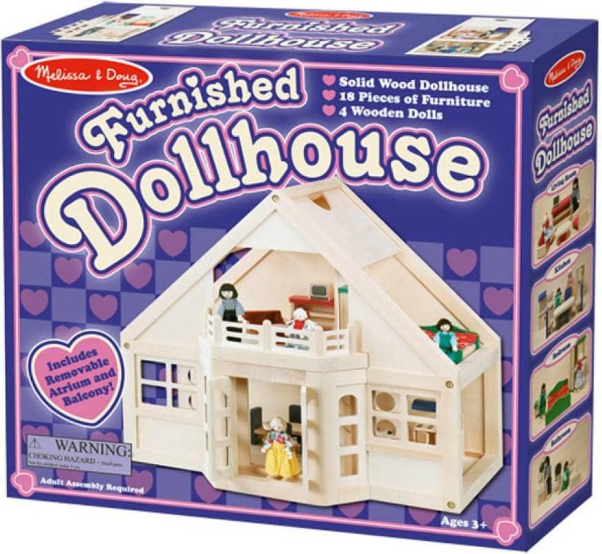 

Меблированный Деревянный Домик Melissa & Doug