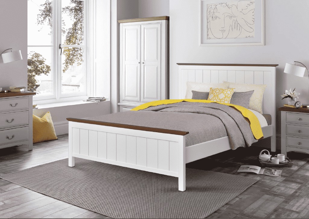 

Кровать из натурального дерева сосна Триумф 180x200 белый Stemma