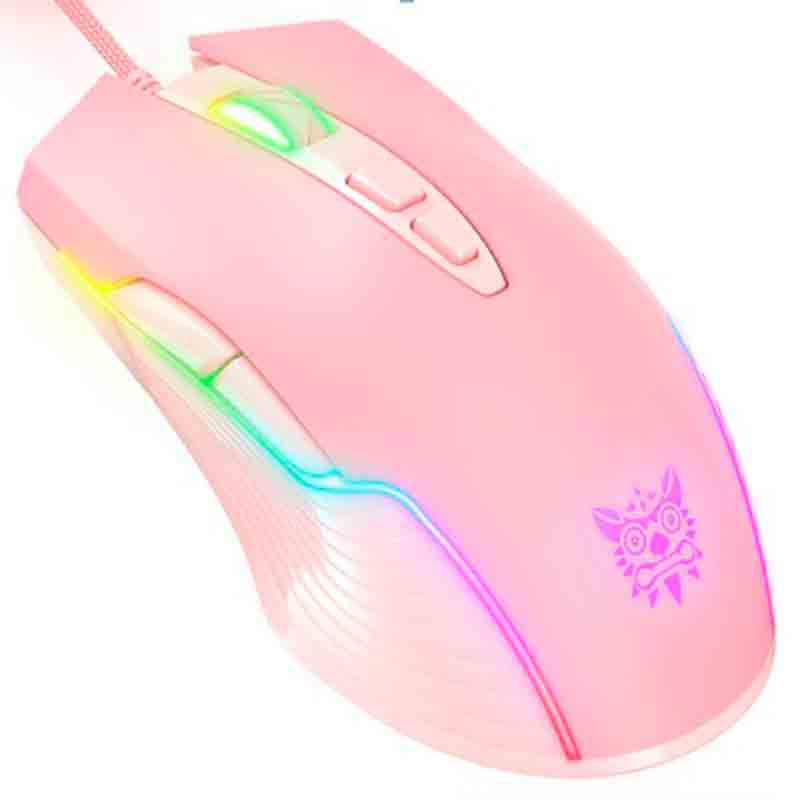 

Мышь игровая проводная ONIKUMA Gaming CW905 Pink