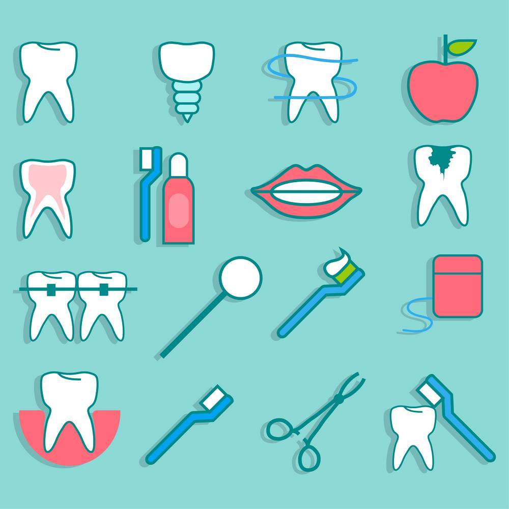 Иконки стоматология