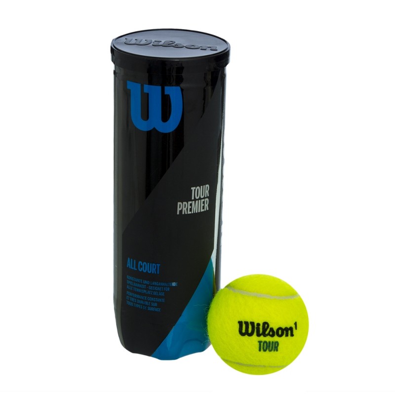 

Мяч для большого тенниса Wilson (3шт) WRT109400 TOUR PREMIER ALL COURT (в вакуумной упаковке, салатовый), код: WRT109400-S52