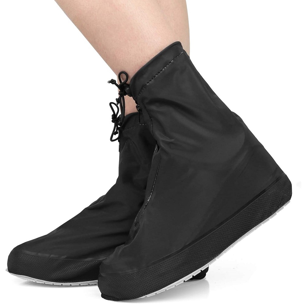 

Бахилы от дождя многоразовые ПВХ Coolnice L (38-39) Чёрные Низкие New