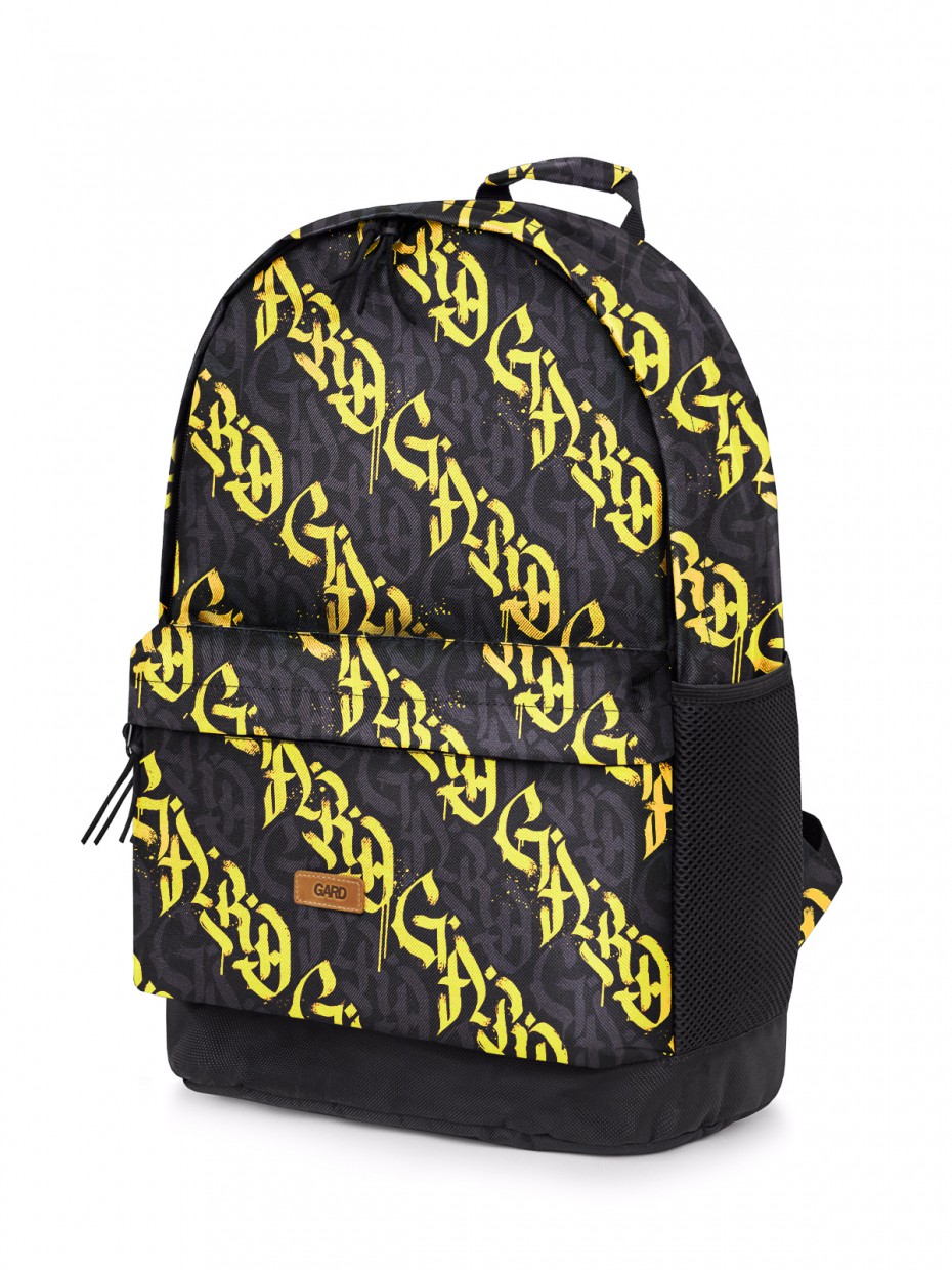 

Рюкзак GARD BACKPACK-2 желтая каллиграфия 4/20 черный 2877